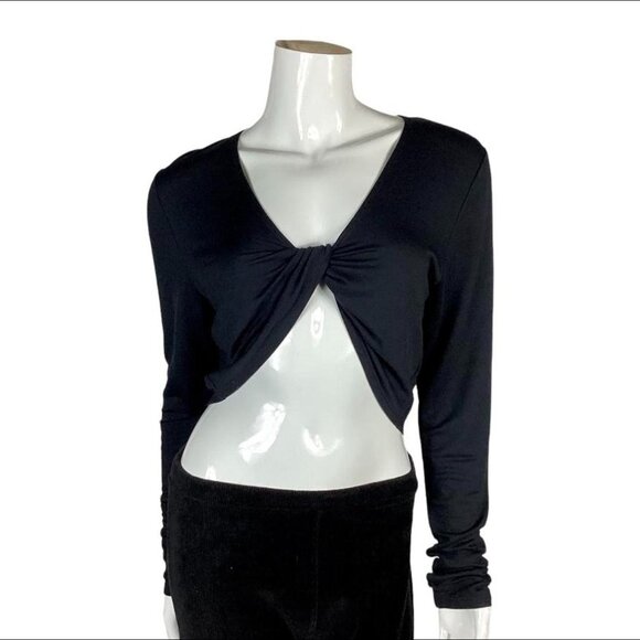 CAbi Women's Black Crop Top #3997 (Top layer) - Picture 1 of 6
